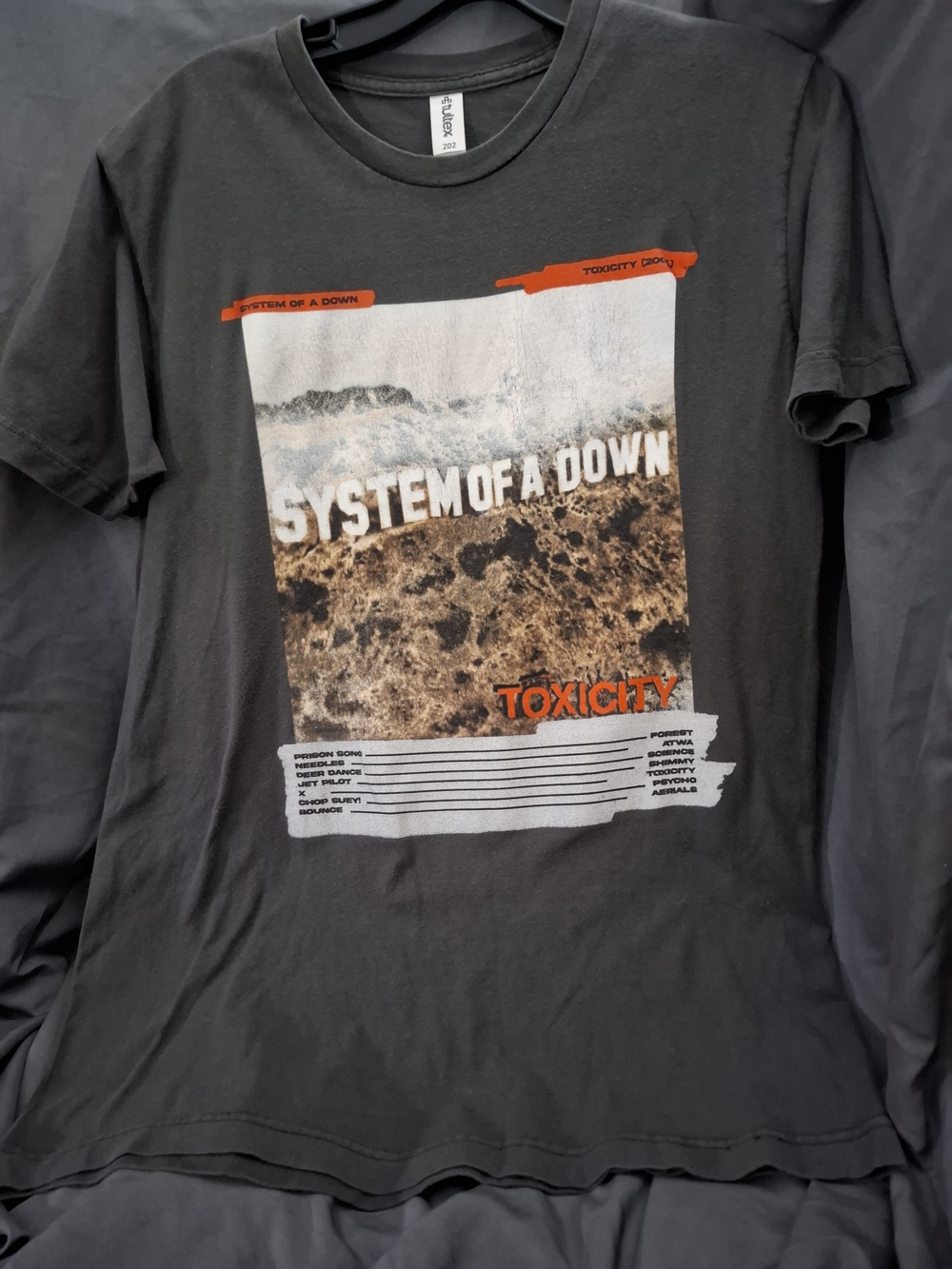 System Of A Down 'Toxicity' Graphic T‑Shirt - Grey